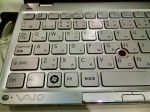 Sony VAIO type P: 日本語キーボードの左半分