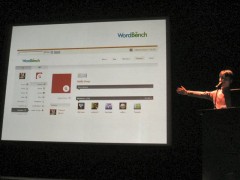 WordCamp 2009: WordBench を紹介する三好隆之さん