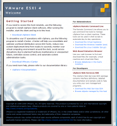 VMware ESXi: 4.0: Getting Started