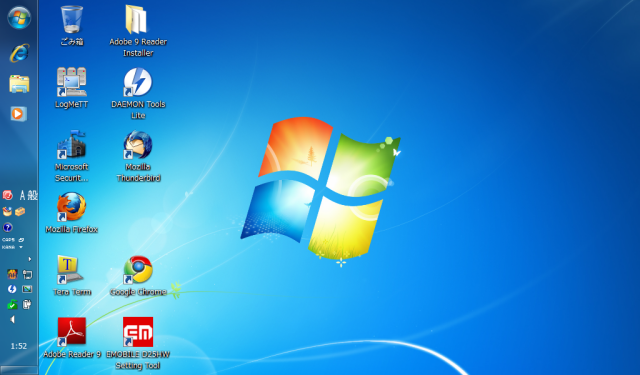Eee PC 901-X: Windows 7 インストール完了