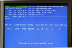 Memtest86+: P7P55D で問題なし