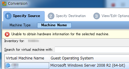 Converter Unable To Obtain Hardware Information