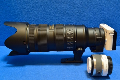 Nikon J1: AF-S NIKKOR 70-200mm f/2.8G ED VR II
