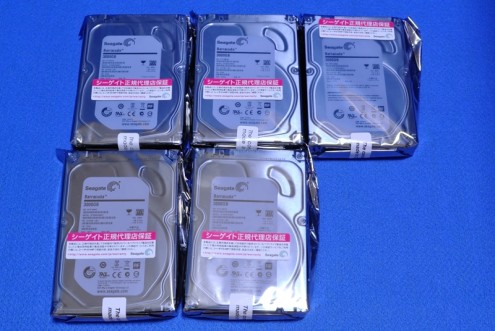 Seagate ST3000DM001: 5台分