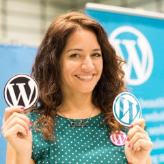 wordcamp-sara-rosso-with-wordcamp-logo-thumbnail