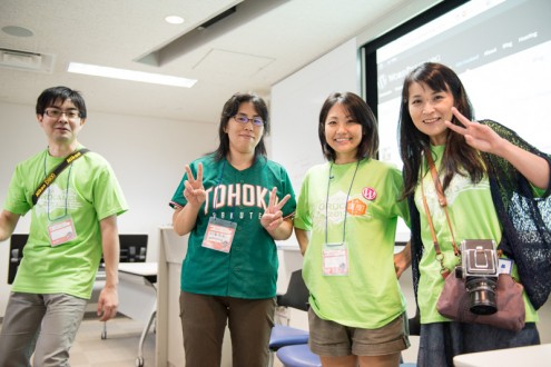 WordCamp Tokyo 2013: Odyssey (おで) さん, 五十嵐和恵さん, 高野直子さん, 額賀順子さん