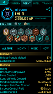 Ingress: Level 9