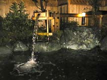 露天風呂、うたせ湯