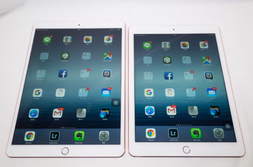 iPad Pro 10.5 インチ + 9.7 インチ: ホーム画面