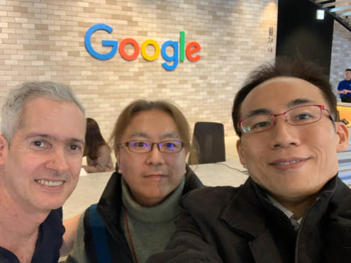 渋谷ストリーム 5F Google エントランス: Alberto と